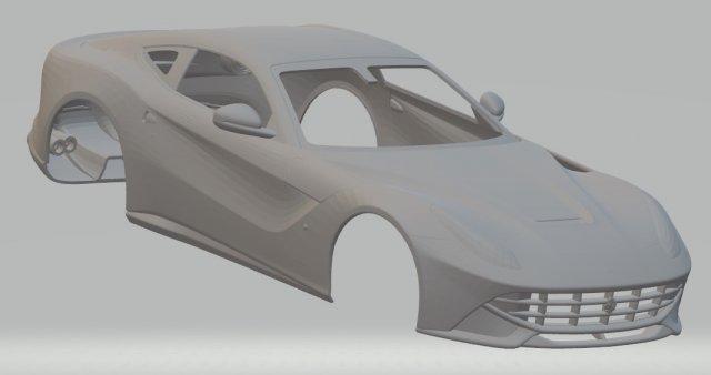 ferrari f12 berlinetta printable body car Modèles 3D en vedette .c4d .max .obj .3ds .fbx .stl .blend 