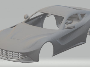 ferrari f12 berlinetta printable body car Modèles 3D en vedette