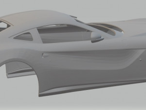 ferrari f12 berlinetta printable body car Modèles 3D en vedette