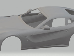 ferrari f12 berlinetta printable body car Modèles 3D en vedette