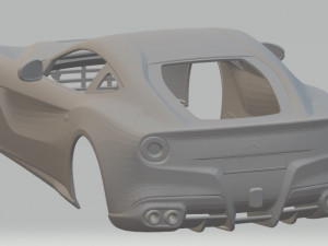ferrari f12 berlinetta printable body car Modèles 3D en vedette