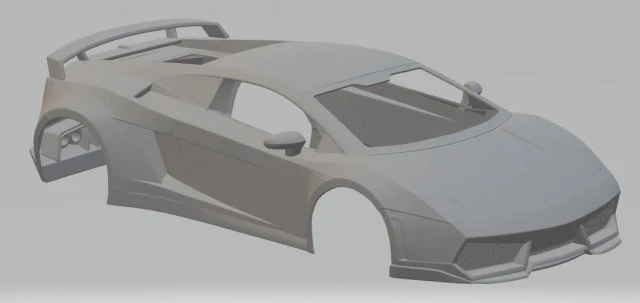 lamborghini gallardo lp560 printable body car 3D Print Model .c4d .max .obj .3ds .fbx .stl .blend