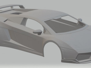 lamborghini gallardo lp560 printable body car Modelo de impresión 3D