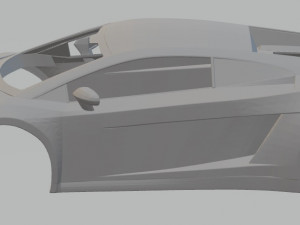 lamborghini gallardo lp560 printable body car 3Dプリントモデル
