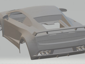 lamborghini gallardo lp560 printable body car 3Dプリントモデル