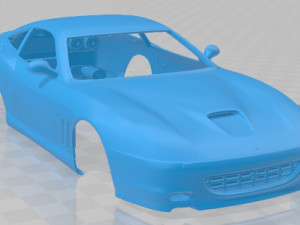Ferrari 575M Maranello 2002 Printable Body Car 3D 프린트 모델