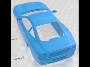 Ferrari 575M Maranello 2002 Printable Body Car 3D 프린트 모델