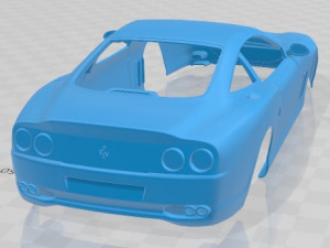 Ferrari 575M Maranello 2002 Printable Body Car 3D 프린트 모델