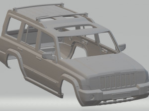 jeep cherokee printable body car 3D Принт Модель