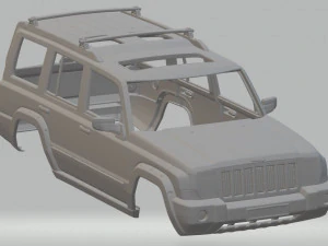 jeep cherokee carrocer&iacute;a imprimible Modelo de impresión 3D