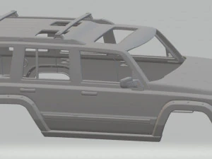 jeep cherokee printable body car 3D Print Model