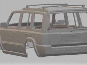 jeep cherokee printable body car Model do druku 3D