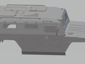 gaz tigr printable body car 3D Print Model