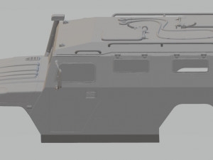 gaz tigr printable body car 3D Baskı Modeli