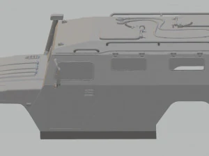 gaz tigr printable body car 3D Print Model