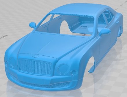 Bentley Arnage 2010 Printable Body Car 3D Print Model .c4d .max .obj .3ds .fbx .stl .blend 
