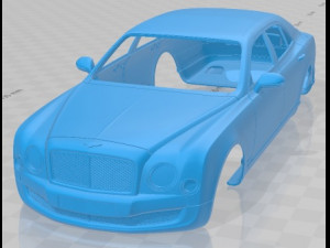 Bentley Arnage 2010 Printable Body Car 3D Print Model