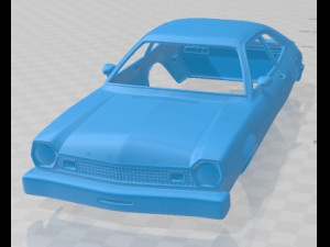 Pinto 1976 printable body car 3D Print Model