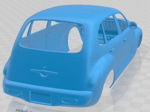 Chrysler PT Cruiser 2005 Printable Body Car Modèles 3D en vedette