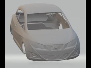seat ibiza 2008 printable body car 3D Print Model