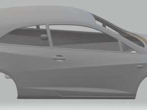 seat ibiza 2008 printable body car 3D Print Model
