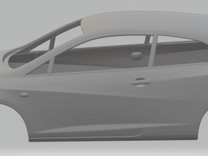 seat ibiza 2008 printable body car 3D Print Model