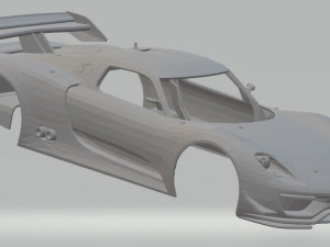 porsche 918 rsr printable body car 3D प्रिंट मॉडल