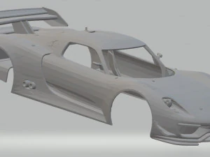 porsche 918 rsr printable body car 3D Print Model
