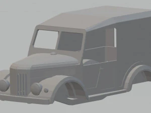 gaz 69 printable body truck 3D Print Model