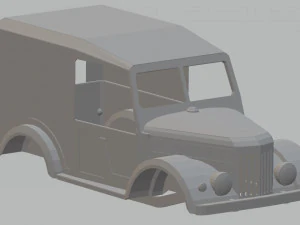 gaz 69 printable body truck 3D Print Model