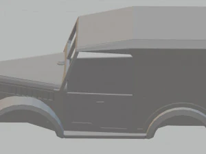 gaz 69 printable body truck 3D Print Model
