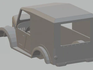 gaz 69 printable body truck 3D Print Model