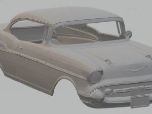 chevrolet 210 sport coupe 1957 printable body car 3D Print Model