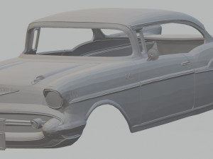 chevrolet 210 sport coupe 1957 printable body car 3D प्रिंट मॉडल