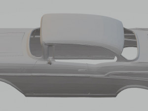 chevrolet 210 sport coupe 1957 printable body car 3D प्रिंट मॉडल