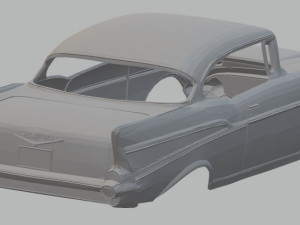 chevrolet 210 sport coupe 1957 printable body car 3D प्रिंट मॉडल