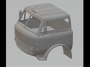 maz 500 printable truck 3D Принт Модель