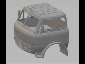 maz 500 printable truck 3D Print Model