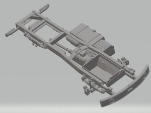 maz 500 printable truck 3D Принт Модель