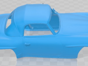 Mercedes Benz 190 SL 1961 Printable Body Car 3D Print Model