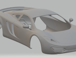 mc laren mp12 coupe printable body car Modèles 3D en vedette