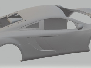 mc laren mp12 coupe printable body car 3D प्रिंट मॉडल