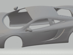 mc laren mp12 coupe printable body car 3D प्रिंट मॉडल