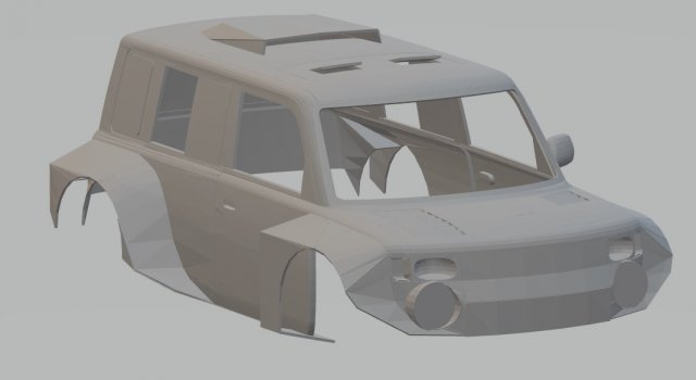 scion xb dakar printable body car 3D Принт Модель .c4d .max .obj .3ds .fbx .stl .blend 