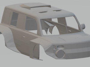 scion xb dakar printable body car Modelo de impresión 3D