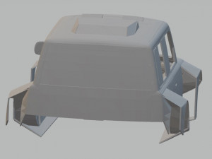 scion xb dakar printable body car 3D Принт Модель