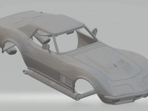 chevrolet corvette stingray lt1 carroceria imprim&iacute;vel Modelo de Impressão 3D