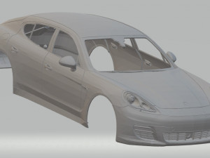 porsche panamera printable body car 3D-Druckmodell