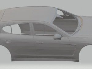 porsche panamera printable body car 3D प्रिंट मॉडल