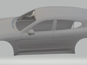 porsche panamera printable body car 3D प्रिंट मॉडल